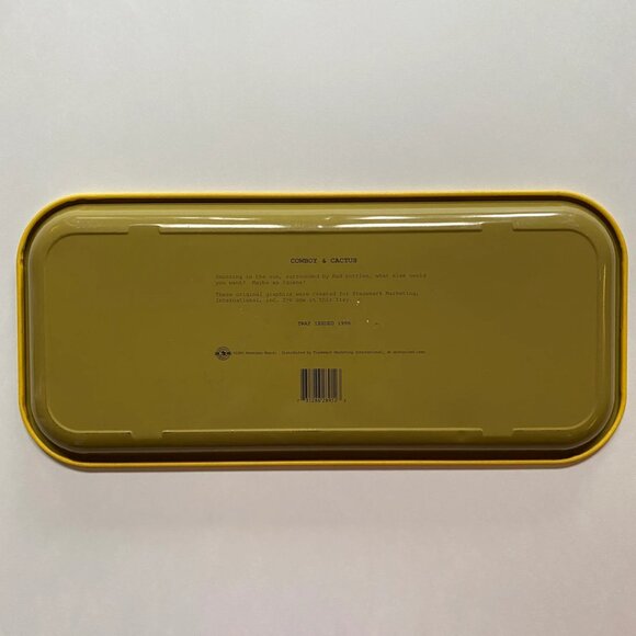 Budweiser Beer Tray Cowboy & Cactus 1996 Vintage Advertisement Barware - Picture 2 of 5